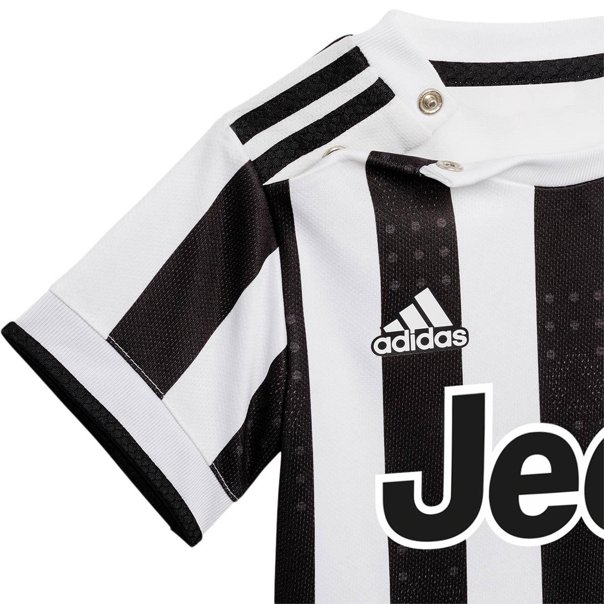 Juventus 21/22 Hjemmebanesæt Børn WHITE/BLACK/BENRED