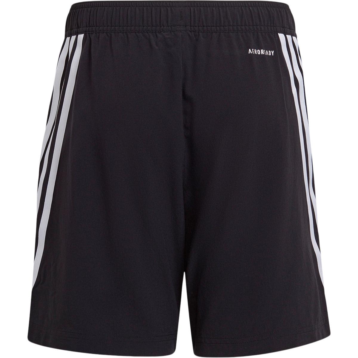 adidas Aeroready 3-Stripes Woven Treningsshorts Barn BLACK/WHITE