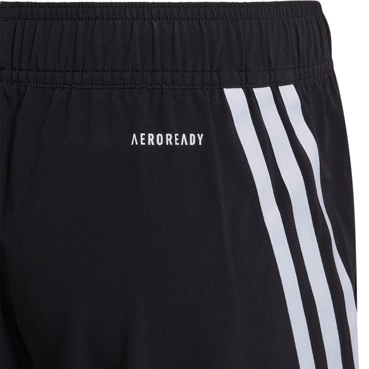 adidas Aeroready 3-Stripes Woven Treningsshorts Barn BLACK/WHITE