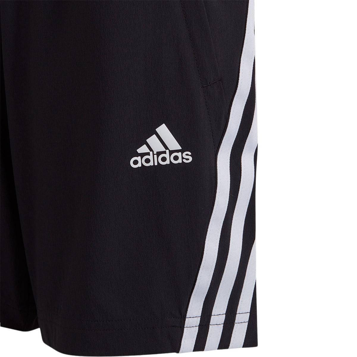 adidas Aeroready 3-Stripes Woven Treningsshorts Barn BLACK/WHITE