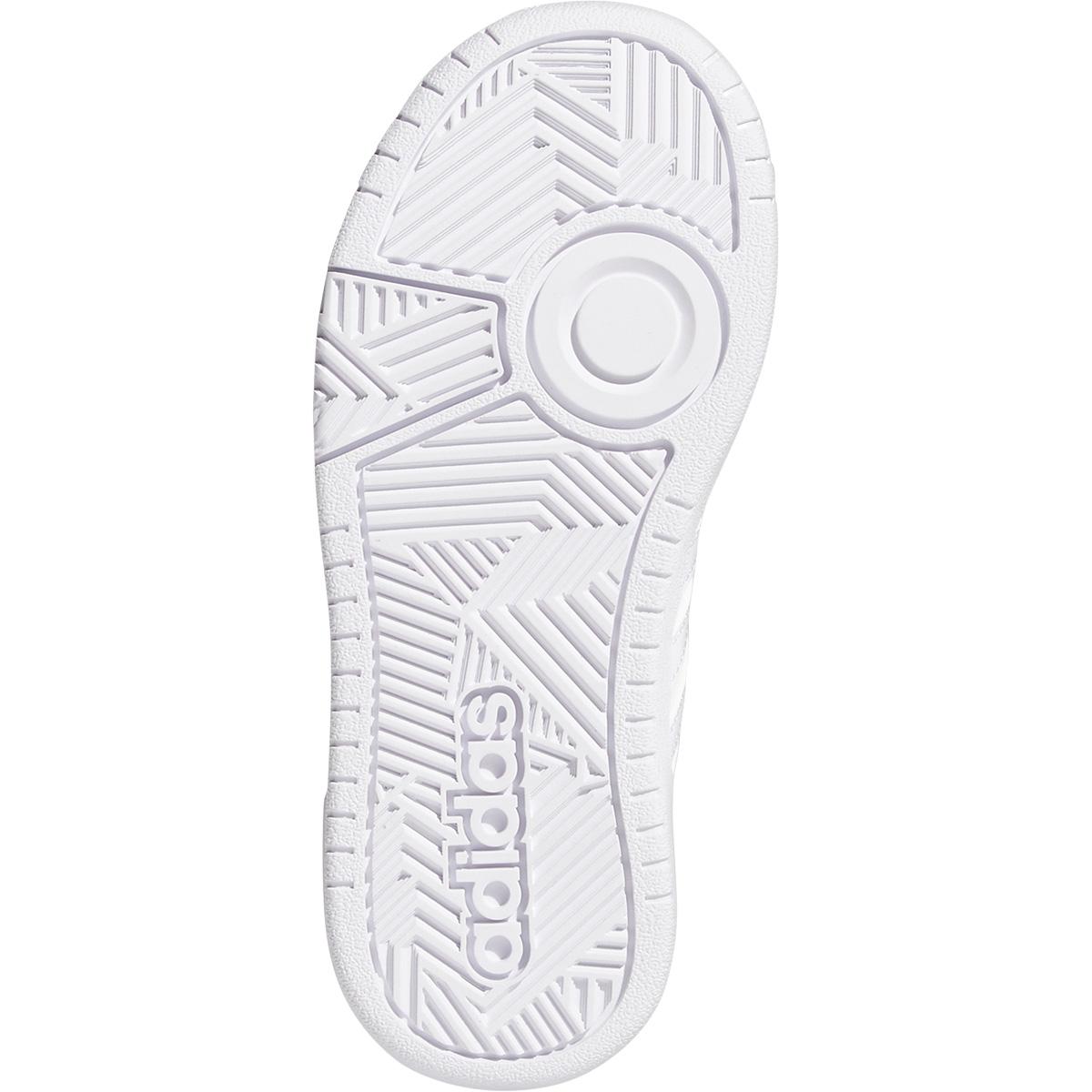 adidas Hoops 3.0 Velcro Sneakers Børn FTWWHT/COUGRN/CBLACK