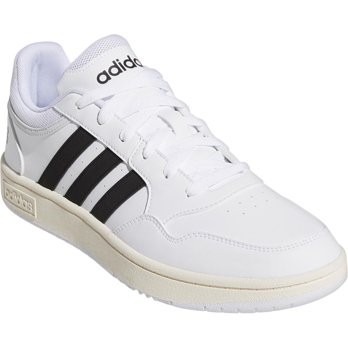 adidas Hoops 3.0 Sneakers Herre FTWWHT/COUGRN/CBLACK