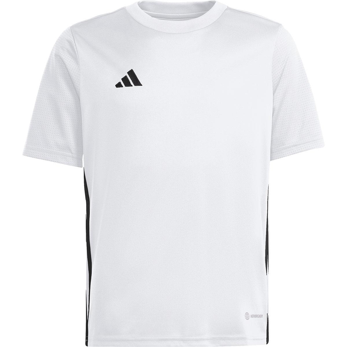 adidas Tabela 23 Trenings T-skjorte Barn WHITE/PNKFUS/BLILIL/M