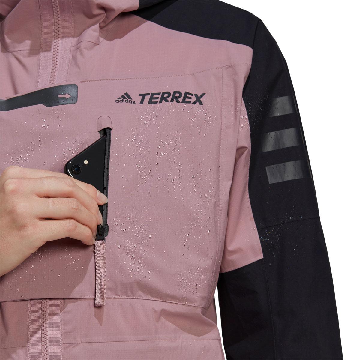 adidas Terrex Xploric Rain Ready Jakke Dame MAGMAU/SHARED