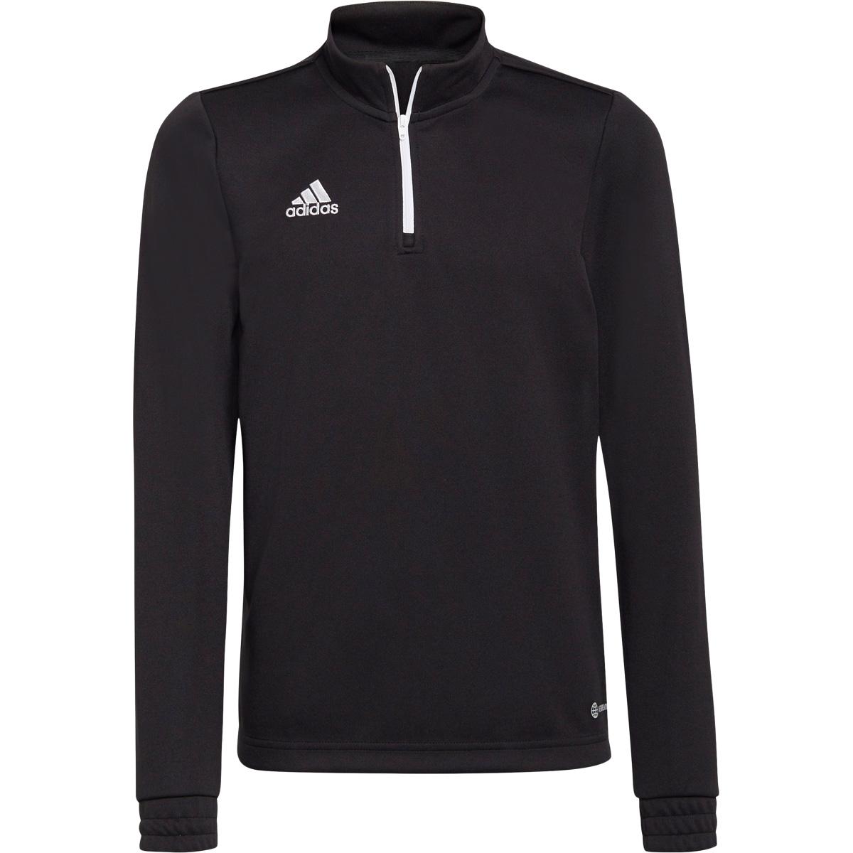 adidas Entrada 22 Half Zip Træningstrøje Børn BLACK/WHITE/BLACK