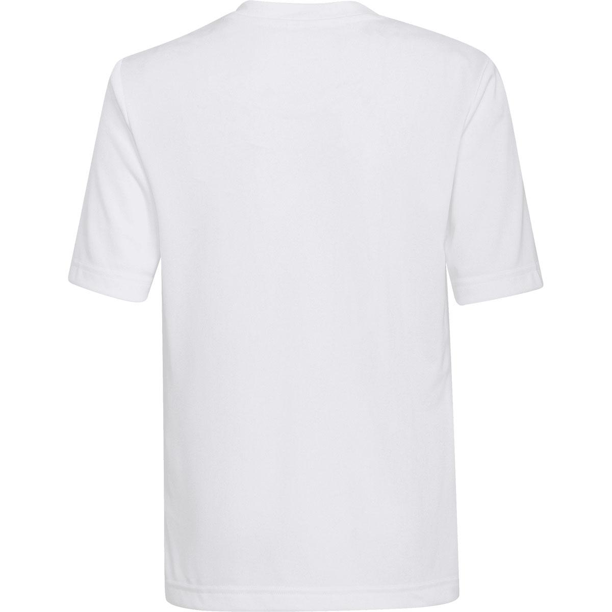 adidas Entrada 22 Trenings T-skjorte Barn WHITE/PNKFUS/BLILIL/M