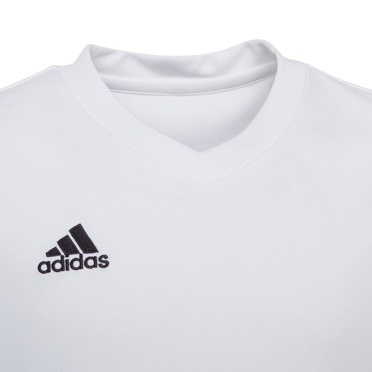 adidas Entrada 22 Trenings T-skjorte Barn WHITE/PNKFUS/BLILIL/M