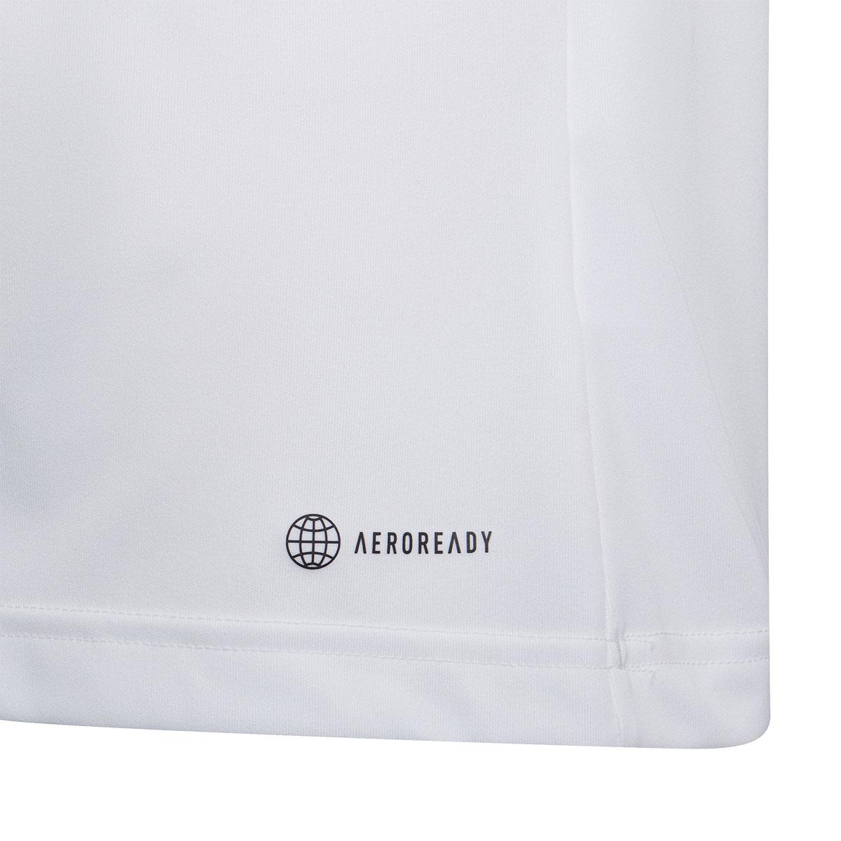 adidas Entrada 22 Trenings T-skjorte Barn WHITE/PNKFUS/BLILIL/M