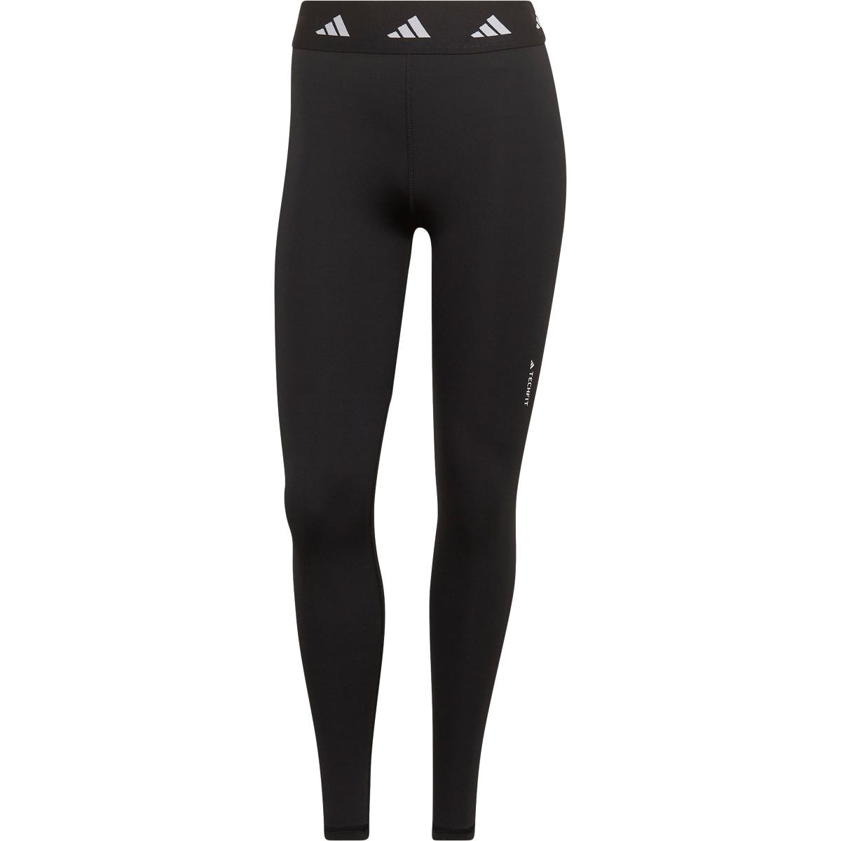 adidas Techfit High Rise Træningstights Dame BLACK/WHITE/BLACK