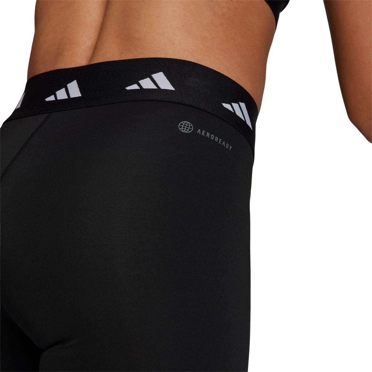 adidas Techfit High Rise Træningstights Dame BLACK/WHITE/BLACK