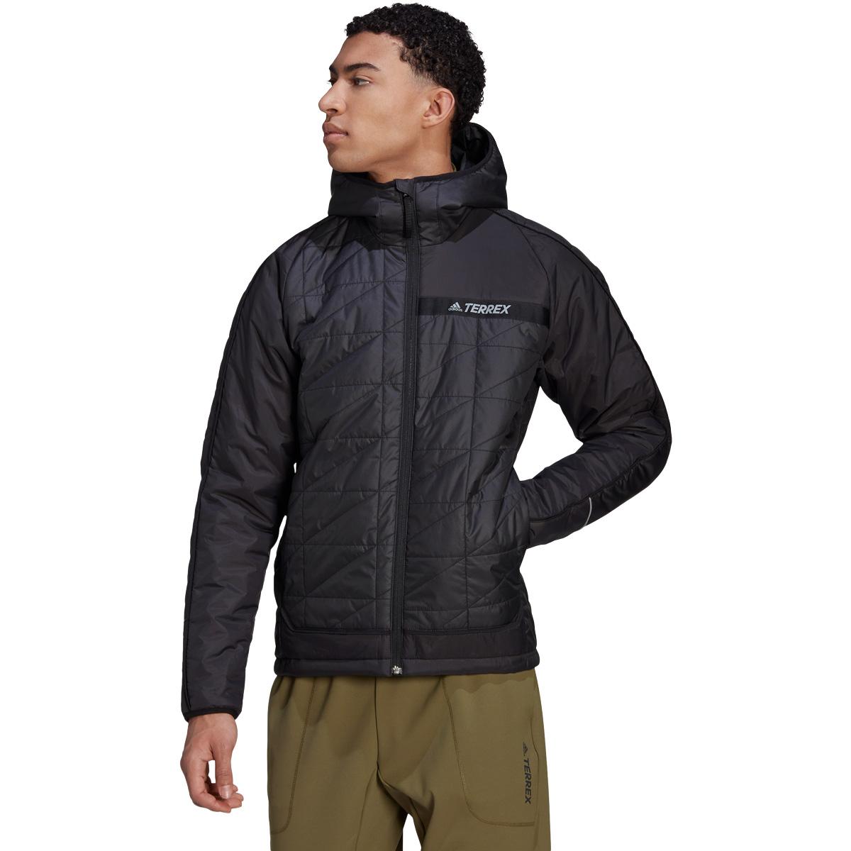 adidas Terrex Multi Insulated Hooded Jakke Herre BLACK/WHITE/BLACK