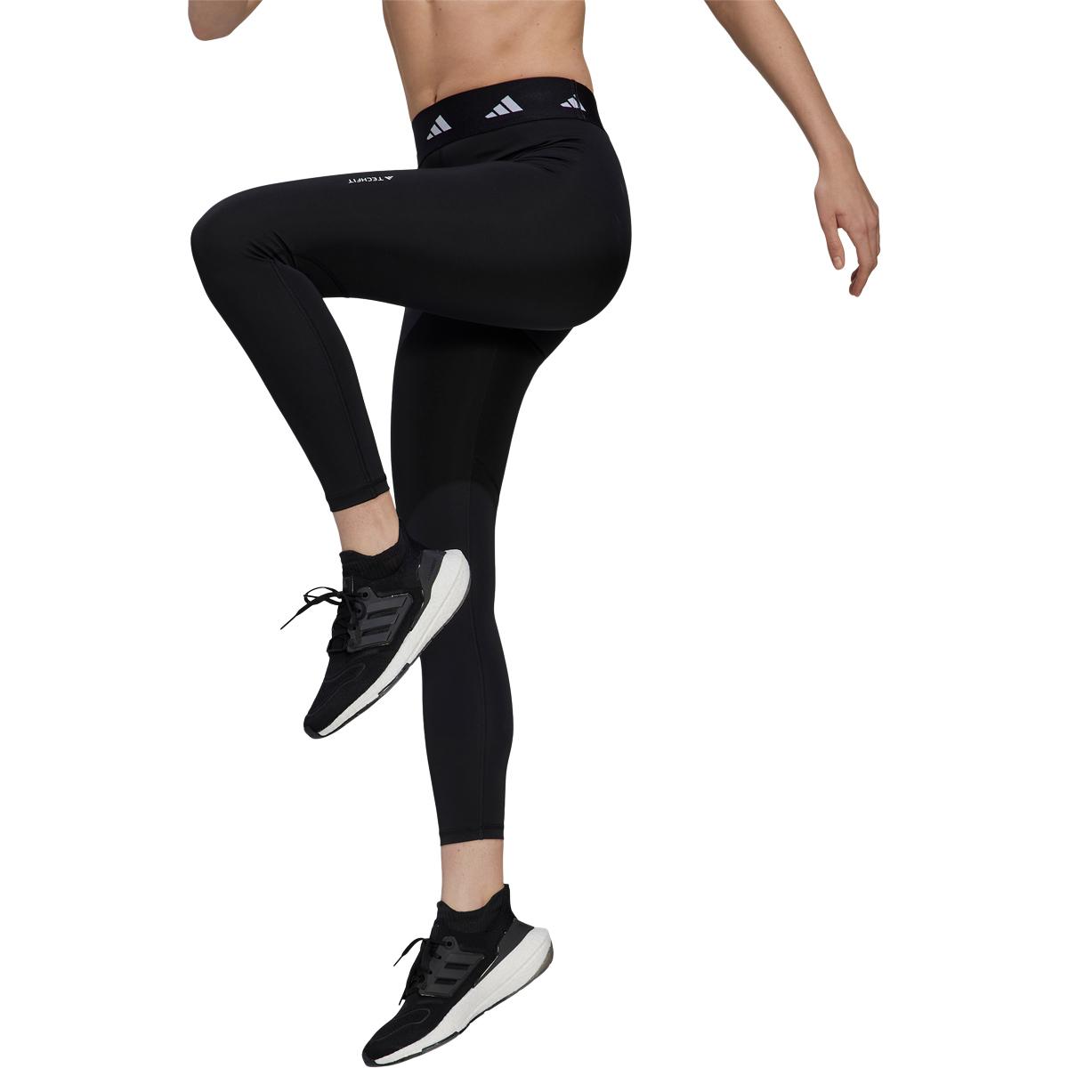 adidas Techfit 7/8 Treningstights Dame BLACK/WHITE/BLACK