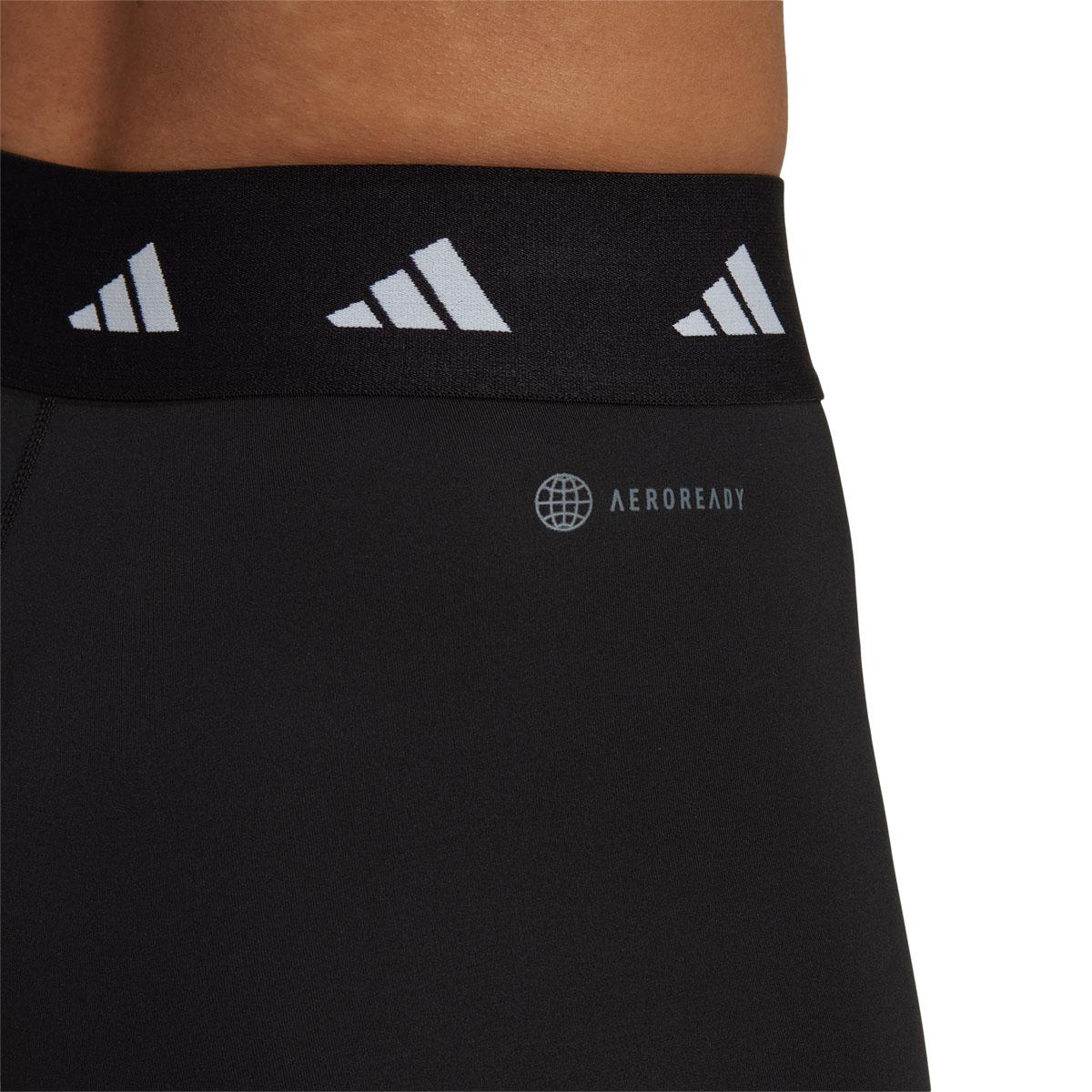 adidas Techfit Bike Korte Træningstights Dame BLACK/WHITE/BLACK
