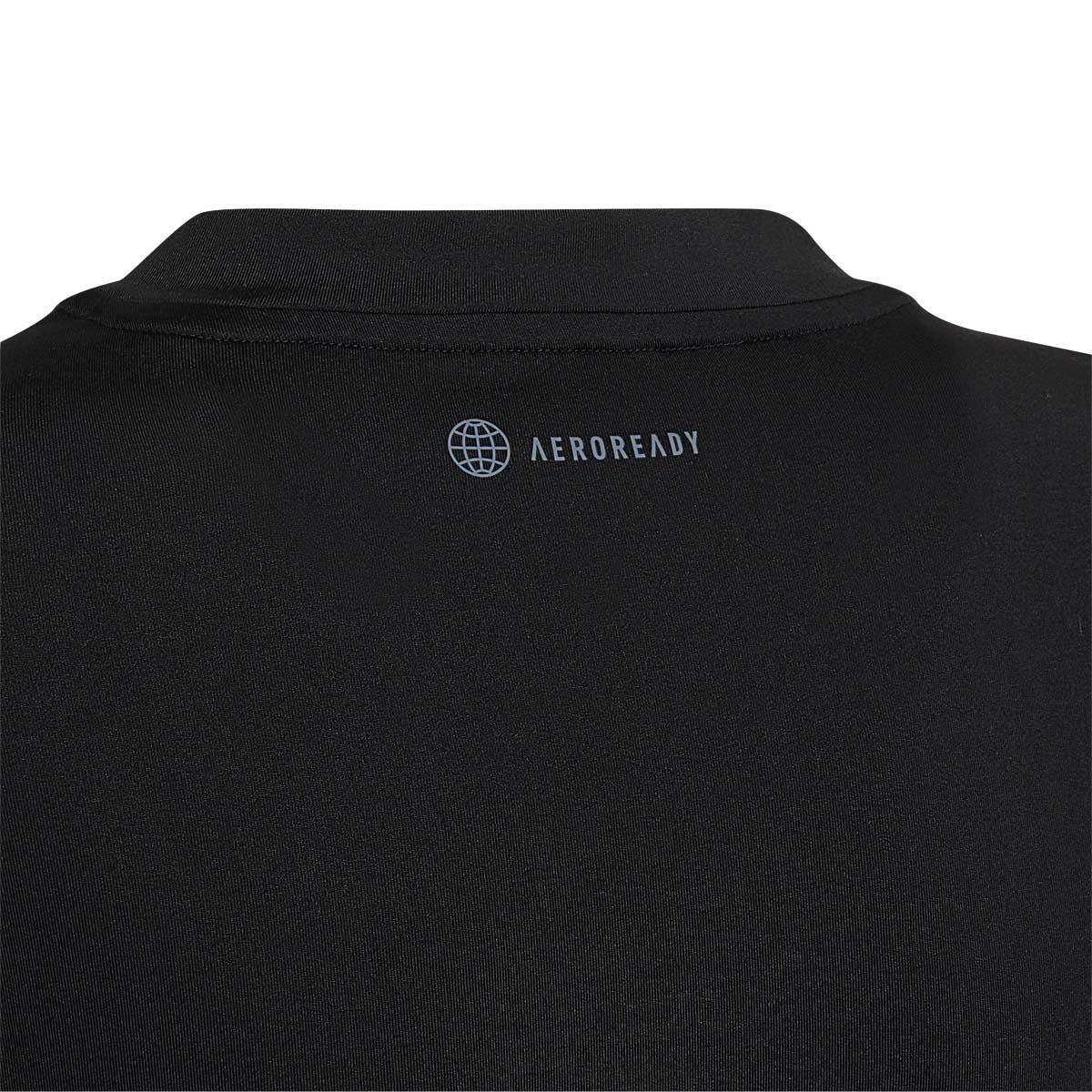 adidas Techfit Langermet Baselayer Trenings T-skjorte Barn BLACK/WHITE/BLACK