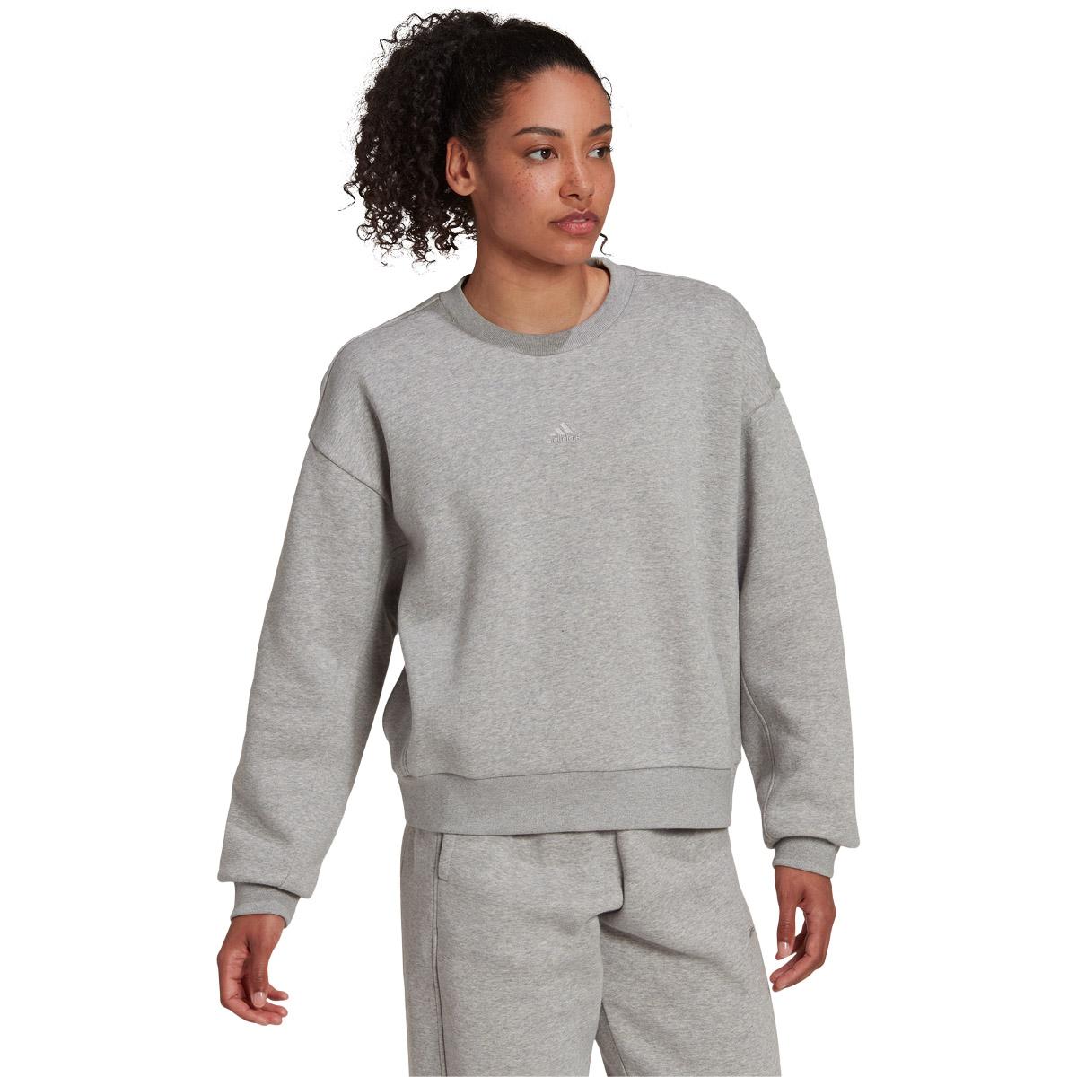 adidas All SZN Sweatshirt Dame MGREYH/WHITE