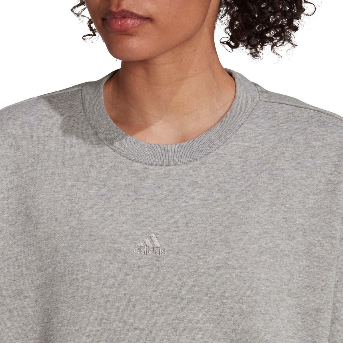adidas All SZN Sweatshirt Dame MGREYH/WHITE