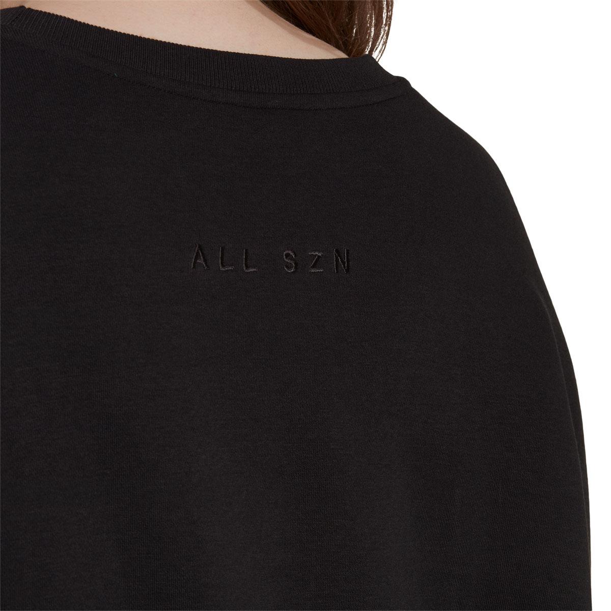 adidas All SZN Plus Sweatshirt Dame BLACK/WHITE/BLACK