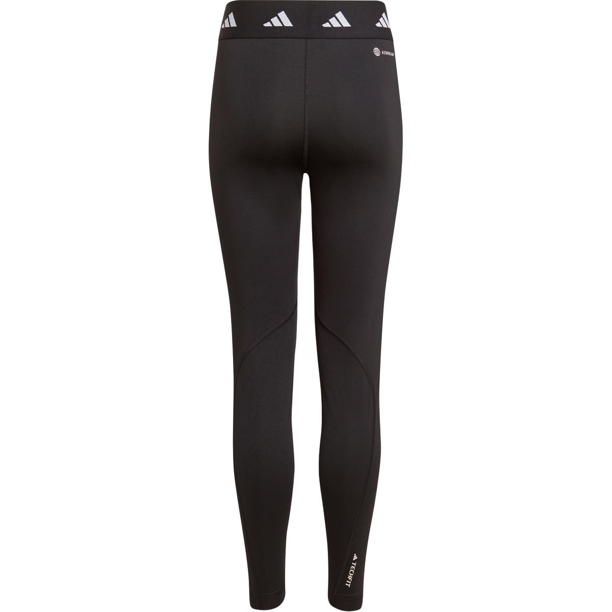 adidas Techfit Treningstights Barn BLACK/WHITE/BLACK