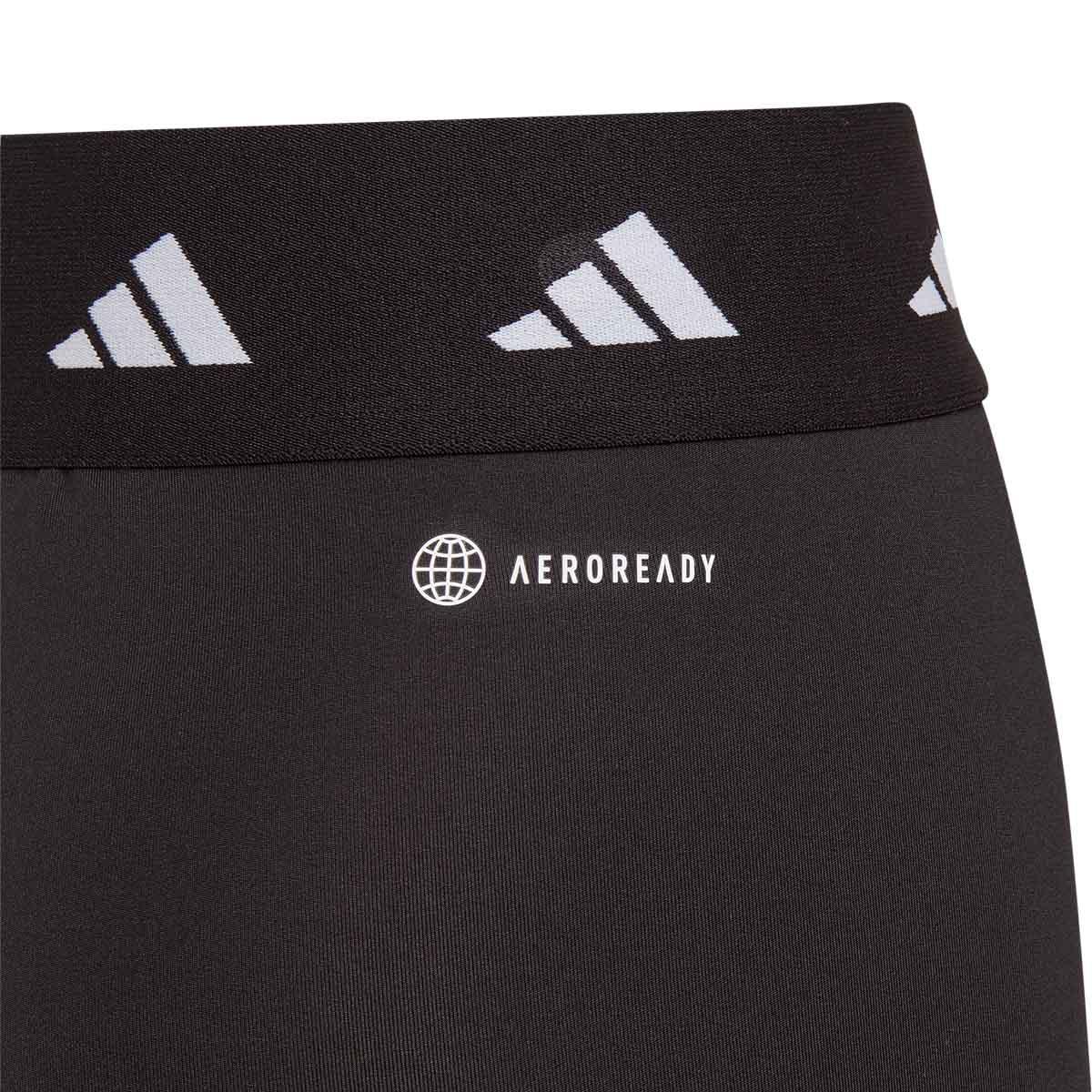 adidas Techfit Treningstights Barn BLACK/WHITE/BLACK