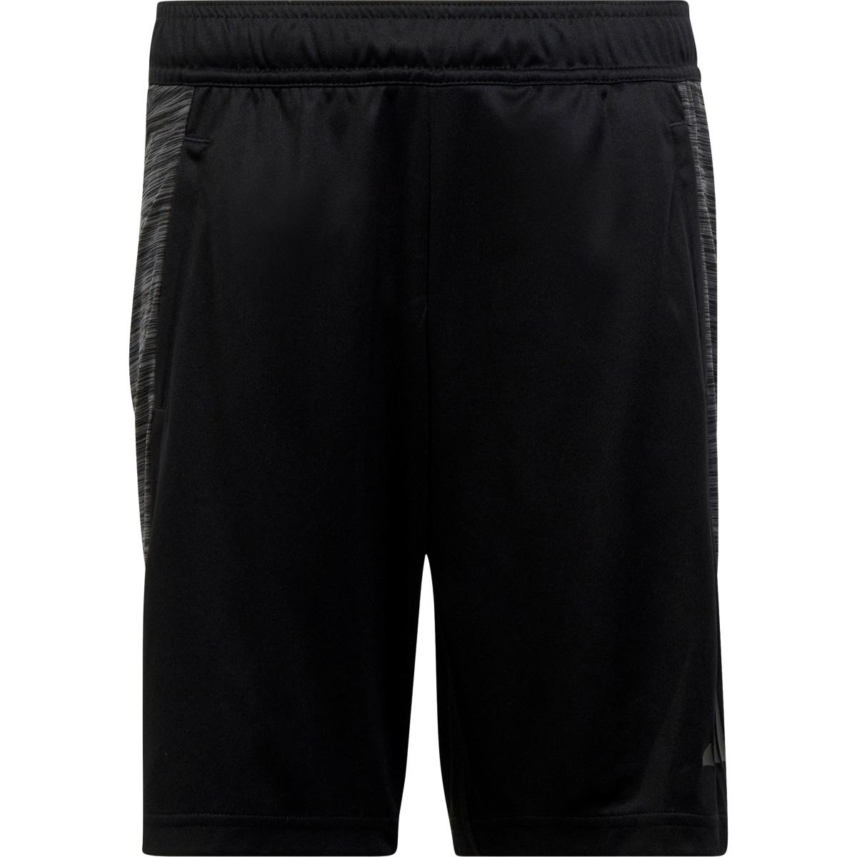 adidas Train Icons Heather Treningsshorts Barn BLACK/WHITE/BLACK