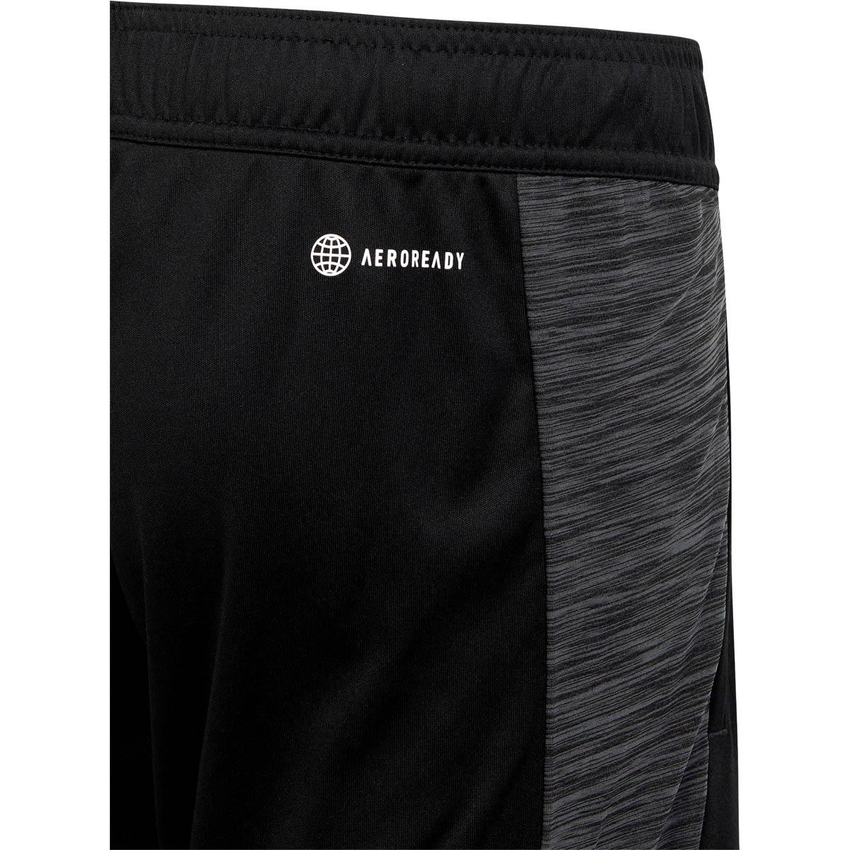 adidas Train Icons Heather Treningsshorts Barn BLACK/WHITE/BLACK