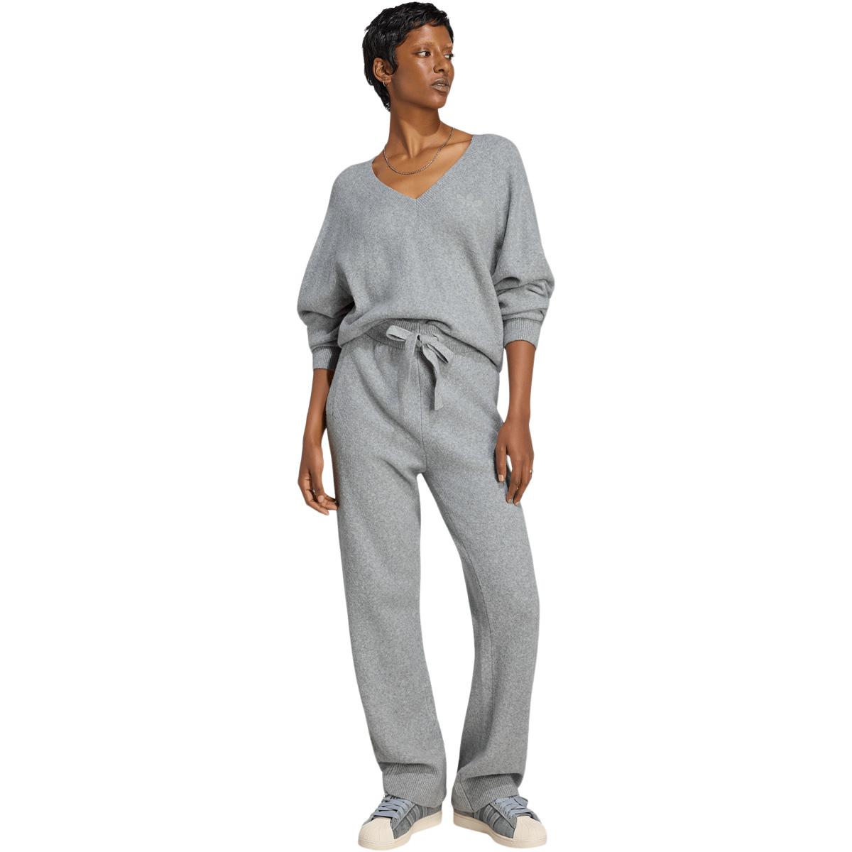 adidas Originals Essentials Knit Crew Sweatshirt Dame MGREYH