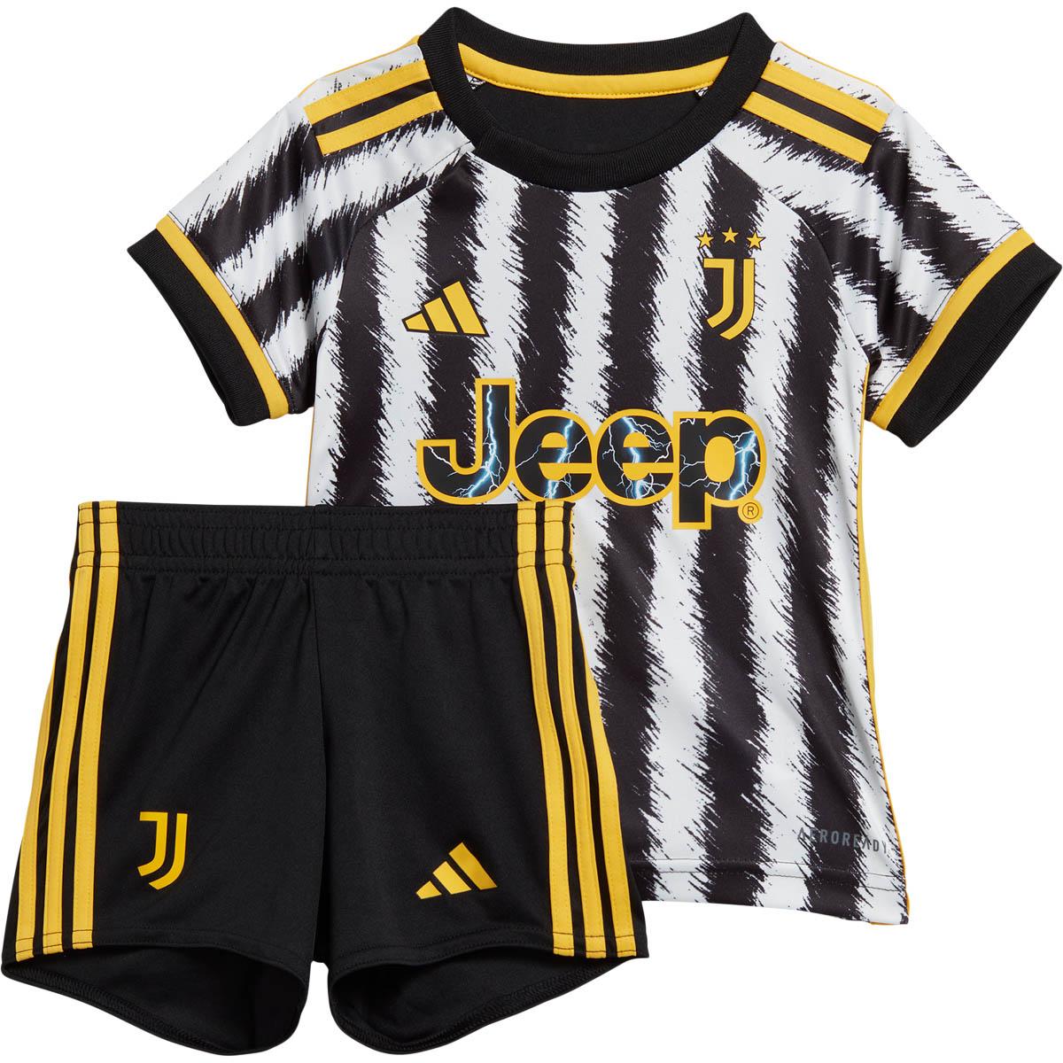 Juventus 23/24 Hjemmebanesæt Børn BLACK/WHITE/BLACK