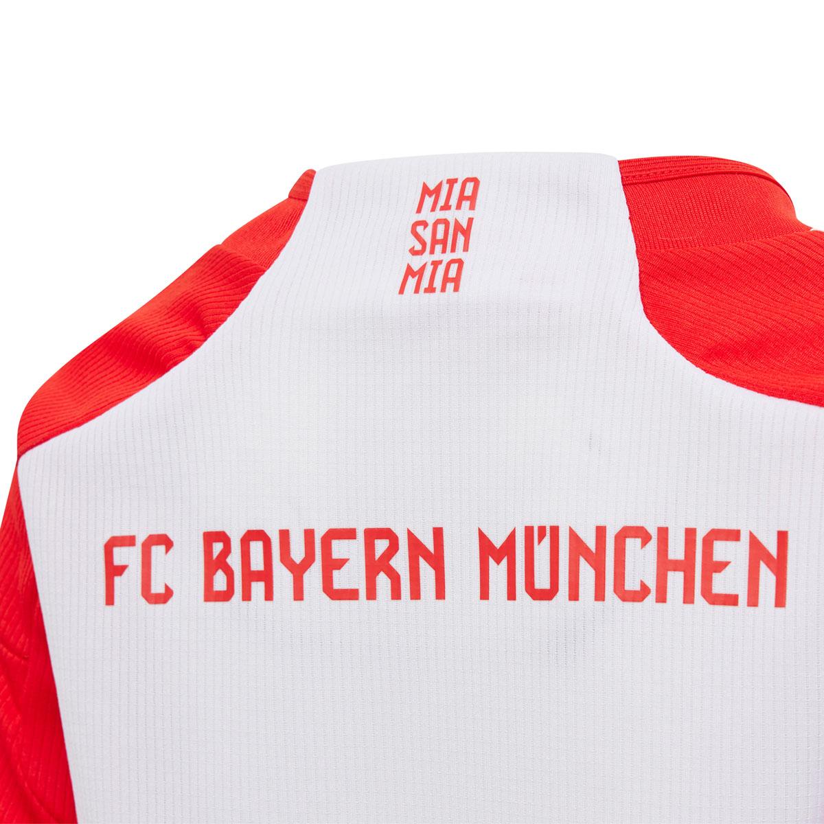 FC Bayern München 23/24 Hjemmebanesæt Børn WHITE/PNKFUS/BLILIL/M