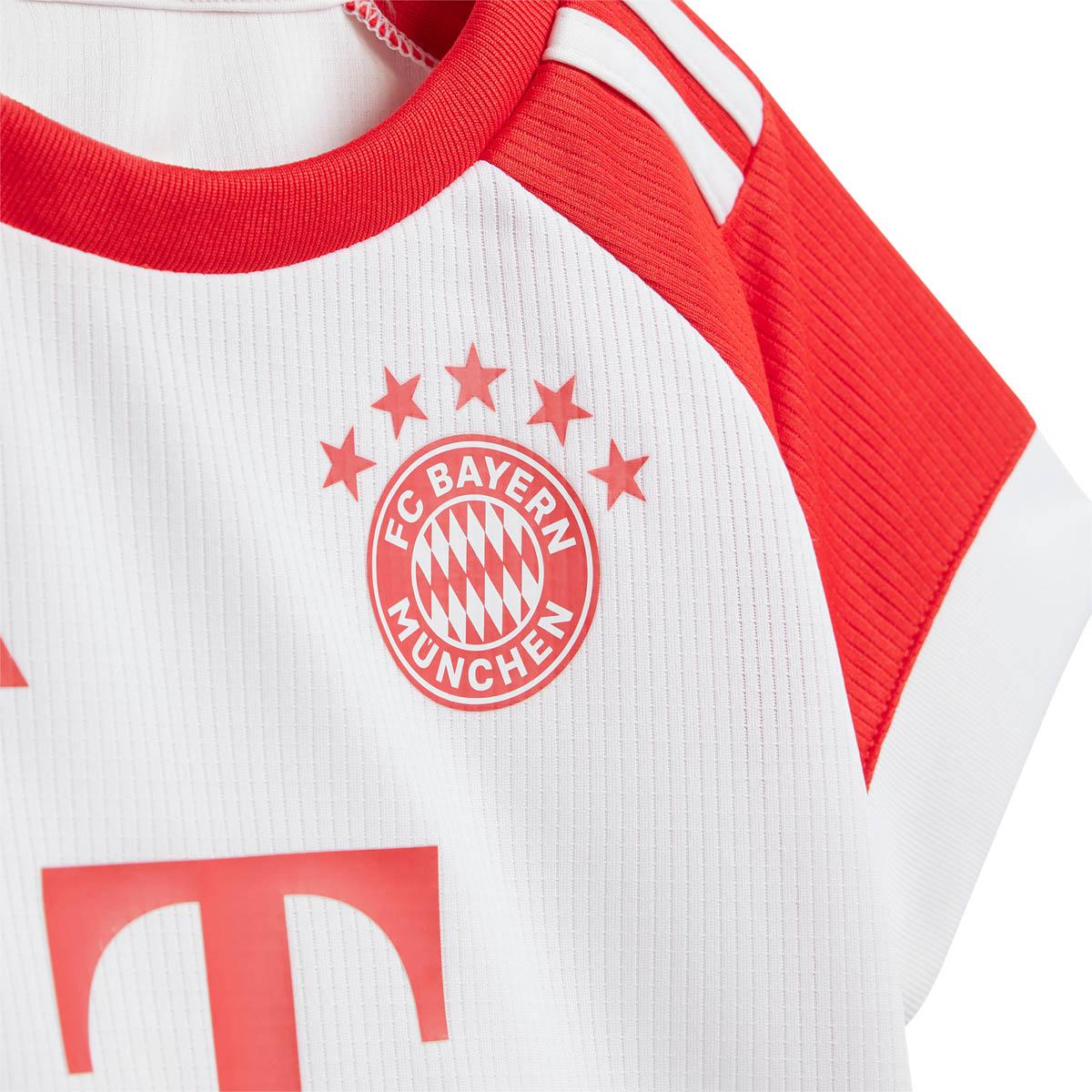 FC Bayern München 23/24 Hjemmebanesæt Børn WHITE/PNKFUS/BLILIL/M