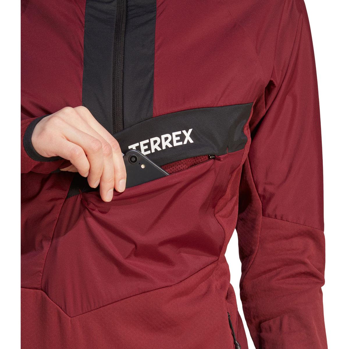 adidas Terrex Techrock Ultralight Half Zip Hettegenser Dame SHARED