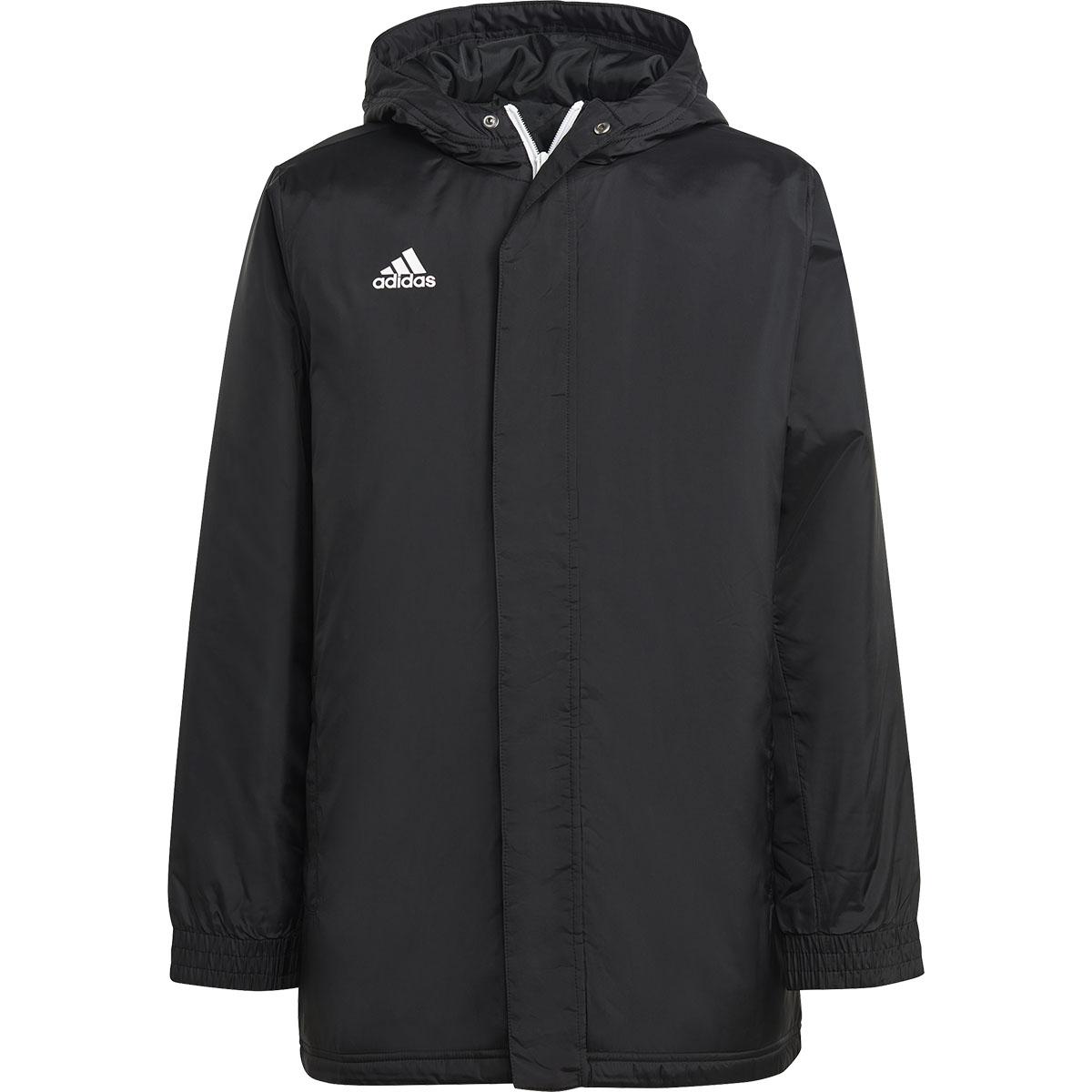 adidas Entrada 22 Parka Jakke Børn BLACK/WHITE/BLACK