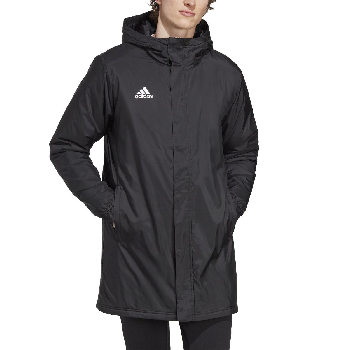 adidas Entrada 22 Parka Jakke Børn BLACK/WHITE/BLACK