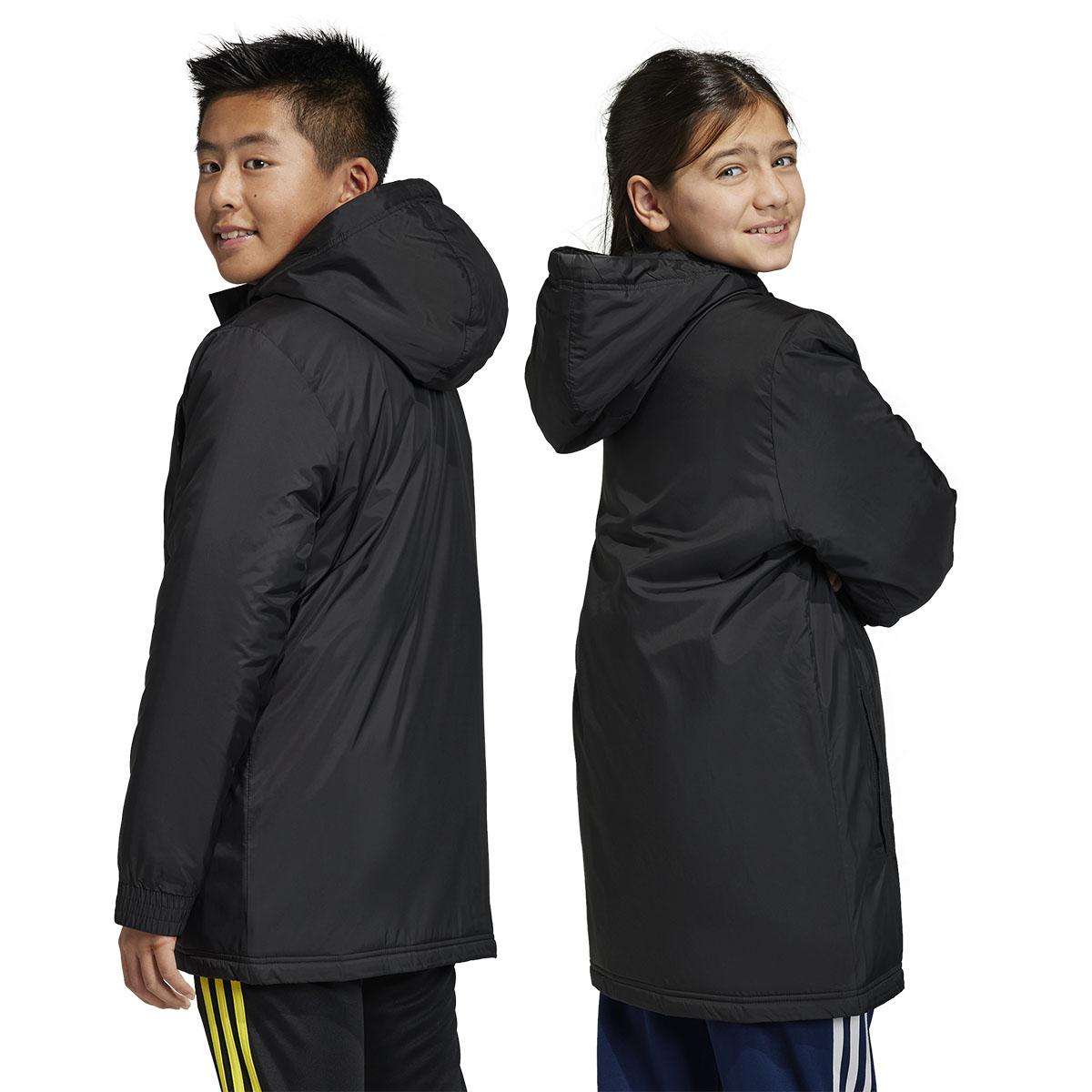 adidas Entrada 22 Parka Jakke Børn BLACK/WHITE/BLACK