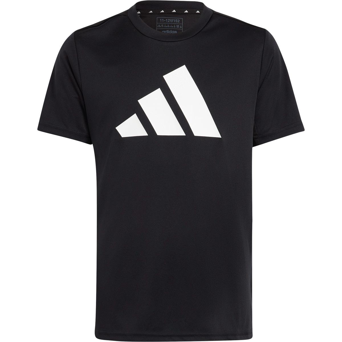 adidas Train Essentials Logo Trenings T-skjorte Barn BLACK/WHITE/BLACK