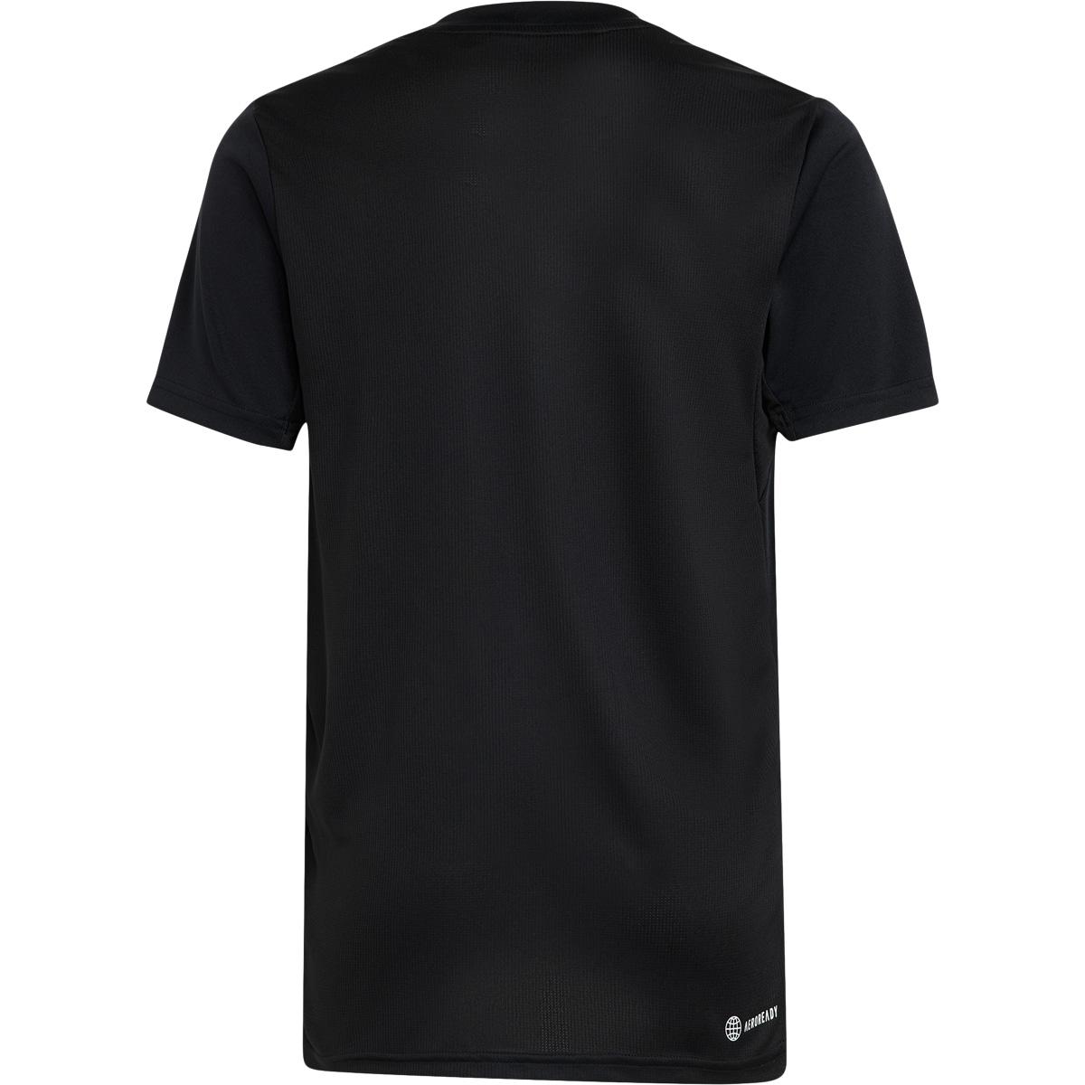 adidas Train Essentials Logo Trenings T-skjorte Barn BLACK/WHITE/BLACK