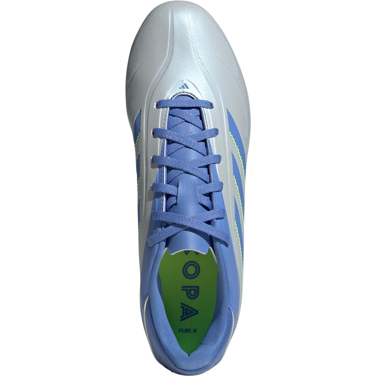 adidas Copa Pure III Club FG/MG Fodboldstøvler HALBLU/FTWWHT/LUCLEM