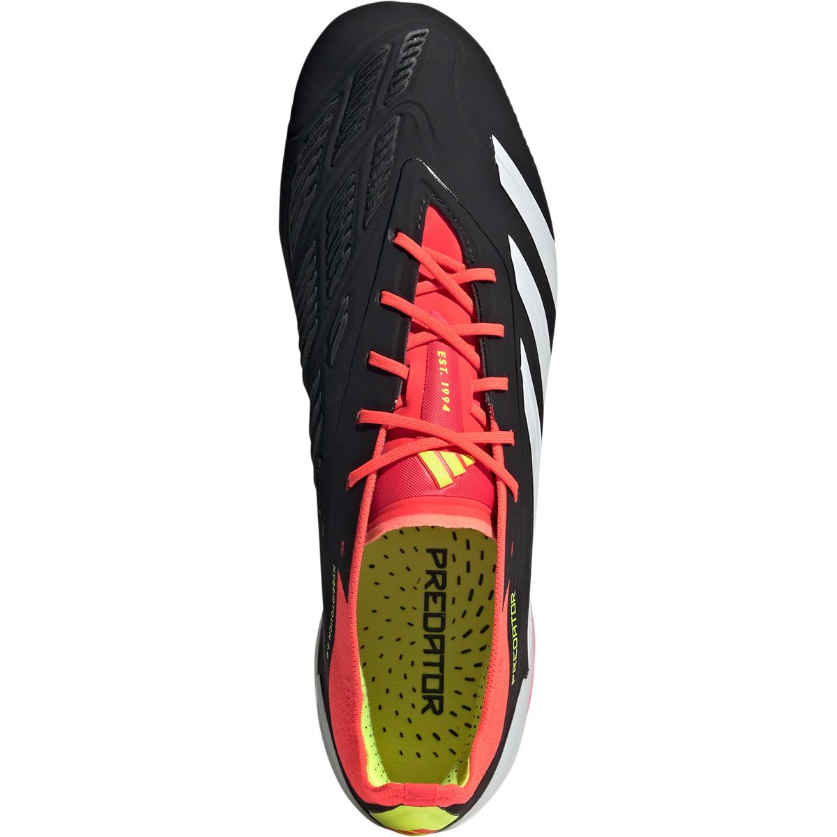 adidas Predator Elite FG Fodboldstøvler CBLACK/FTWWHT/SYELLO