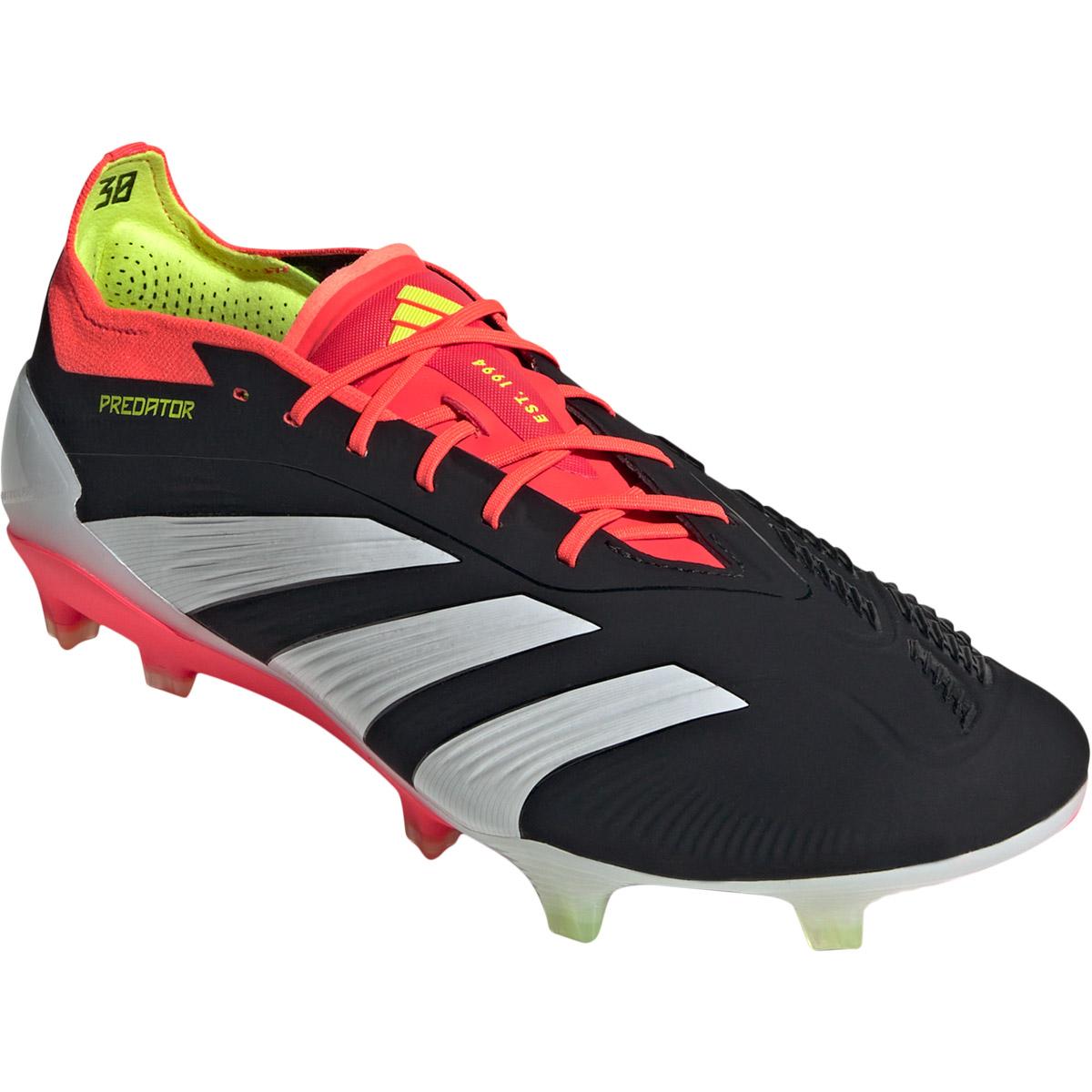 adidas Predator Elite FG Fodboldstøvler CBLACK/FTWWHT/SYELLO