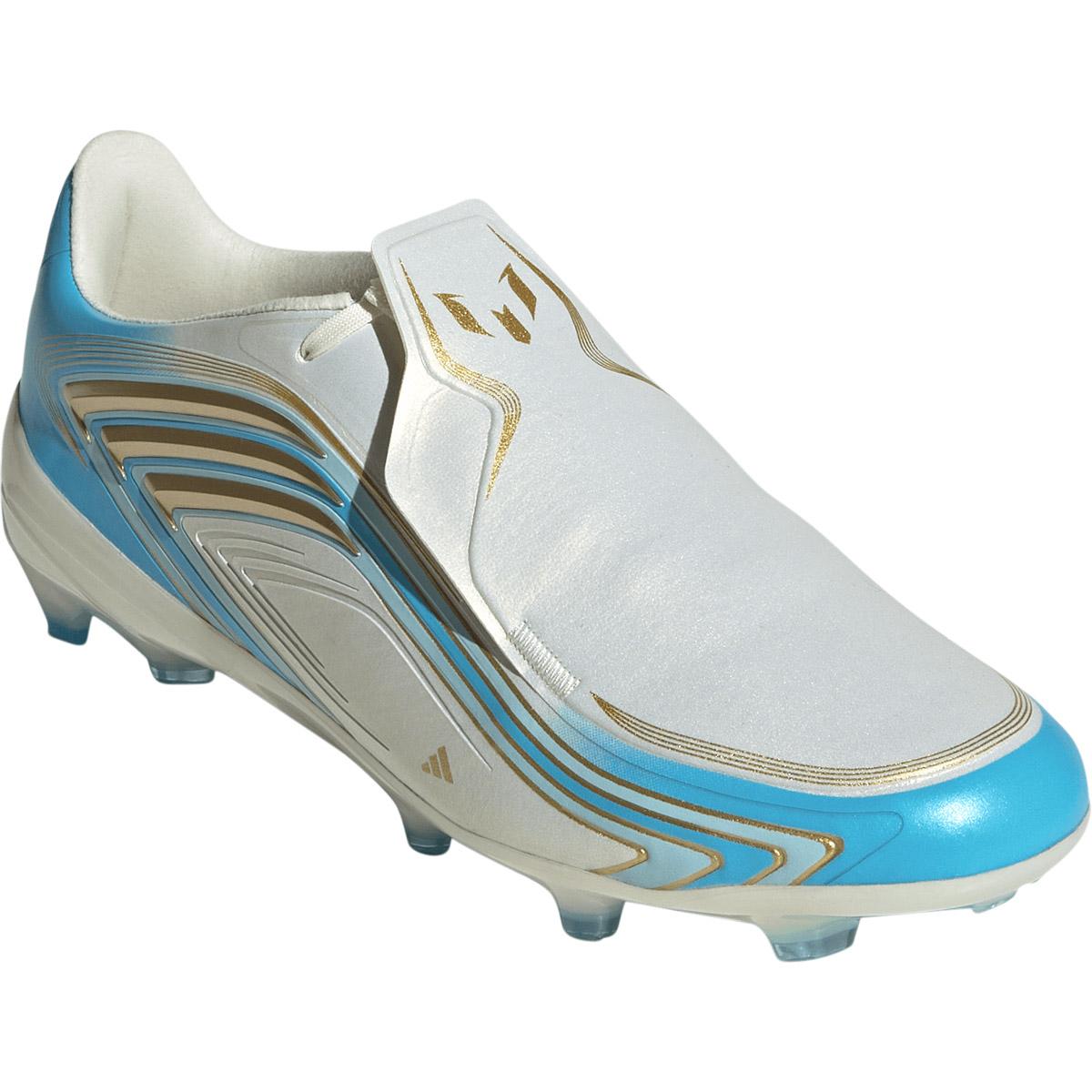adidas F50 Messi Elite FG Fodboldstøvler Børn IVORY/SEBLBU/ICEBLU