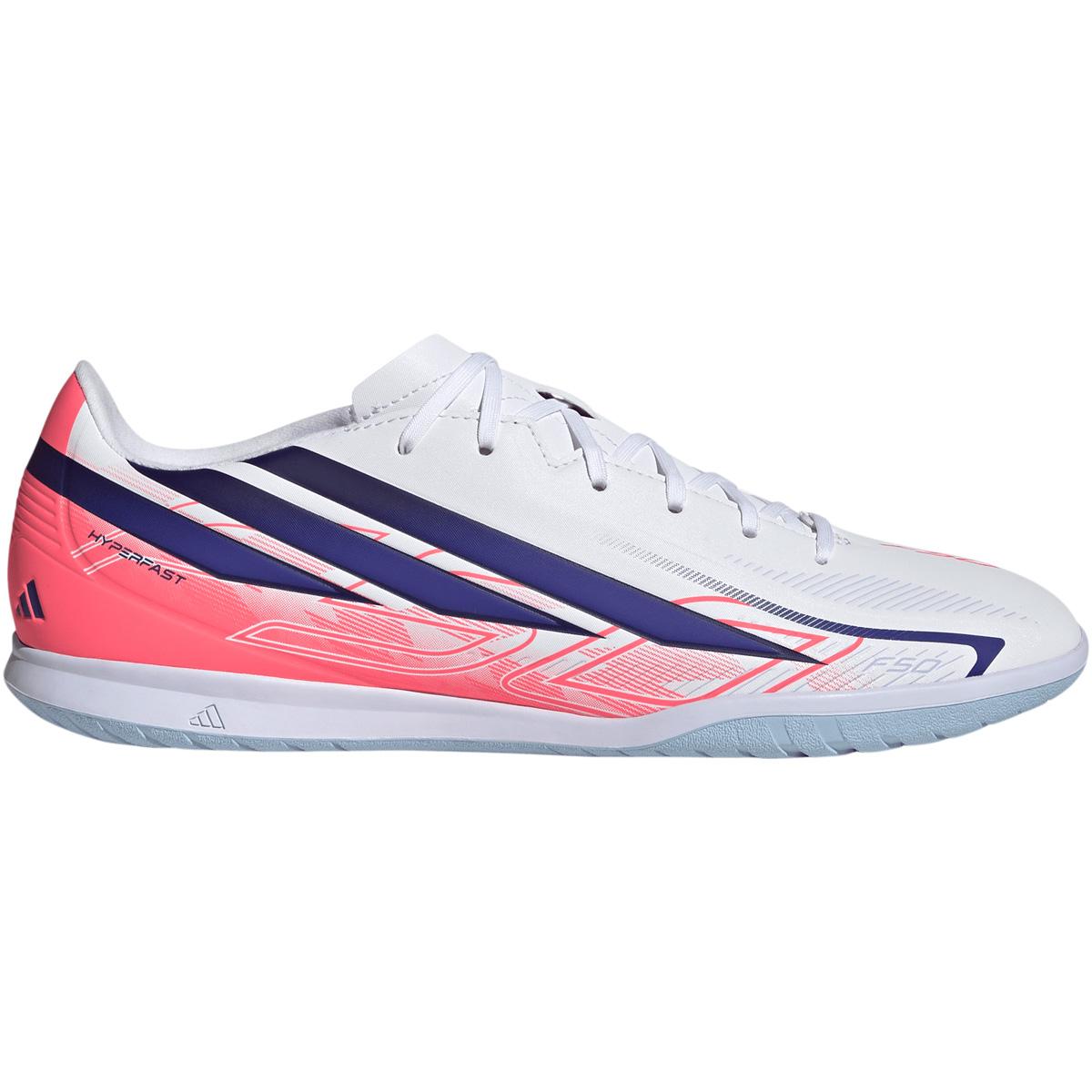 adidas F50 Hyperfast Club IN Fodboldsko FTWWHT/SOLPUR/SOLTUR
