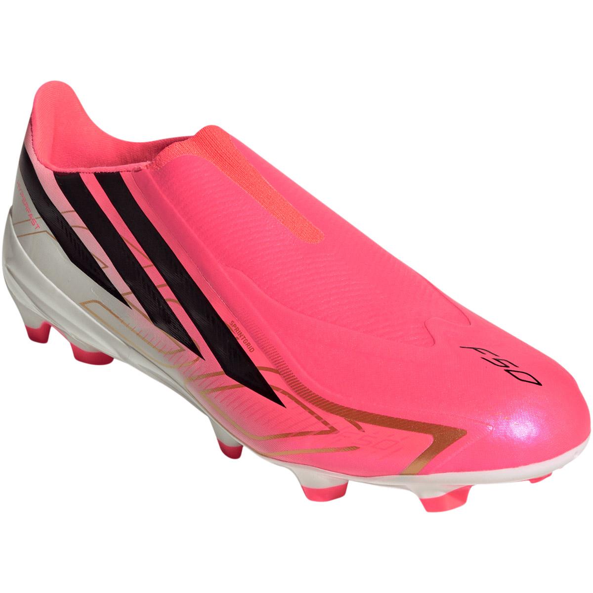 adidas F50 Hyperfast League LL FG Fodboldstøvler SOLTUR/CBLACK/GOLDMT