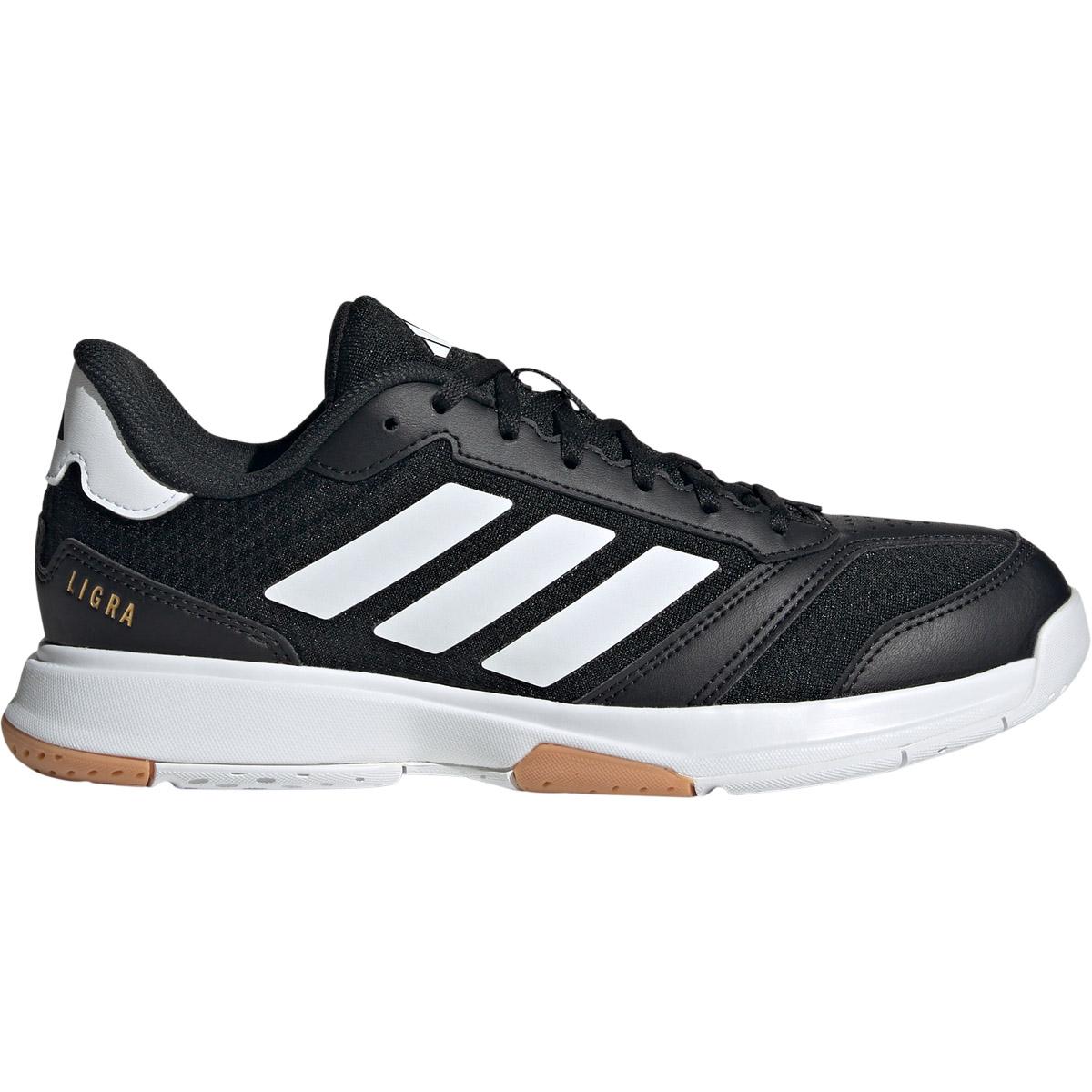 adidas Ligra 8 Håndboldsko Dame CBLACK/FTWWHT/SYELLO