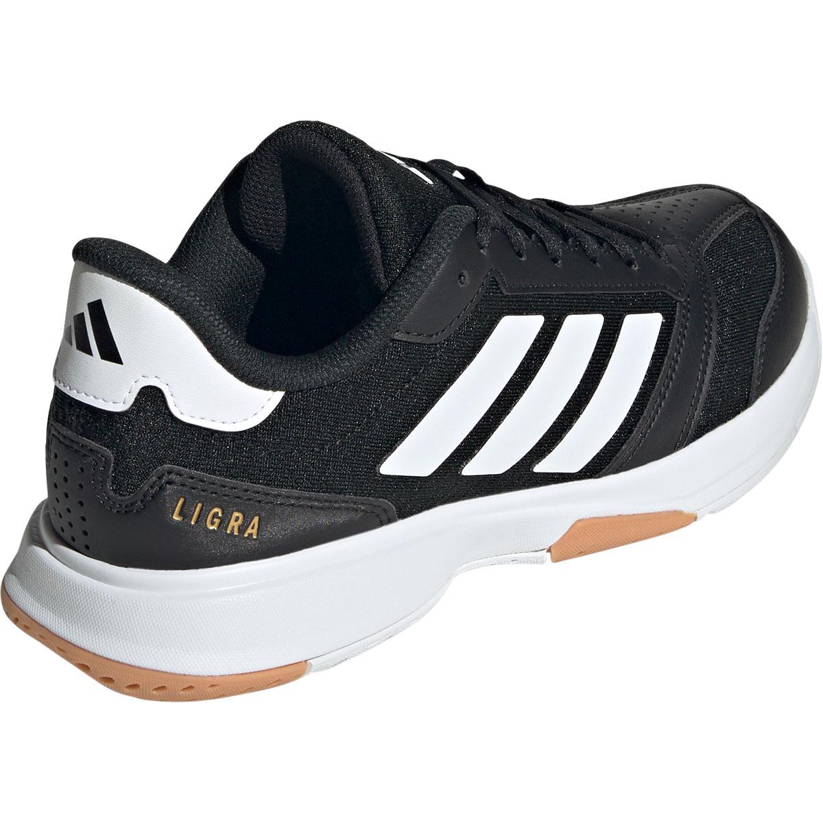 adidas Ligra 8 Håndboldsko Dame CBLACK/FTWWHT/SYELLO