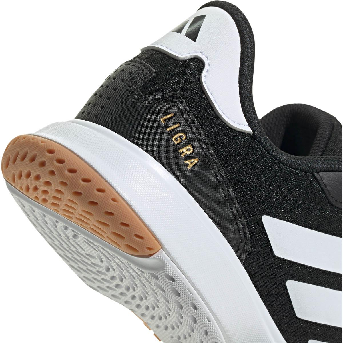 adidas Ligra 8 Håndboldsko Dame CBLACK/FTWWHT/SYELLO