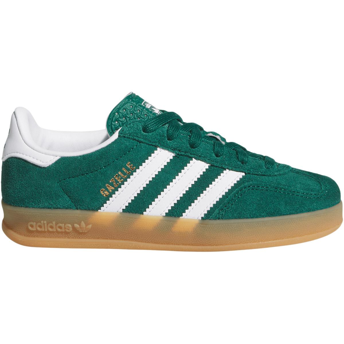 adidas Originals Gazelle Indoor C Suede Sneakers Børn CGREEN/FTWWHT/GUM2