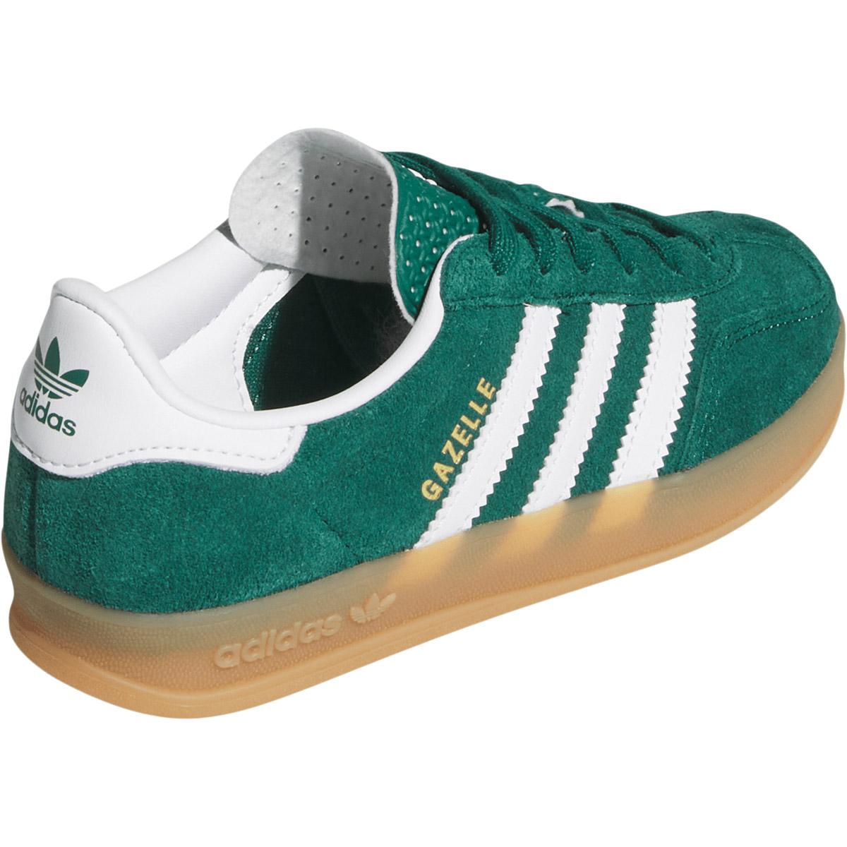 adidas Originals Gazelle Indoor C Suede Sneakers Børn CGREEN/FTWWHT/GUM2