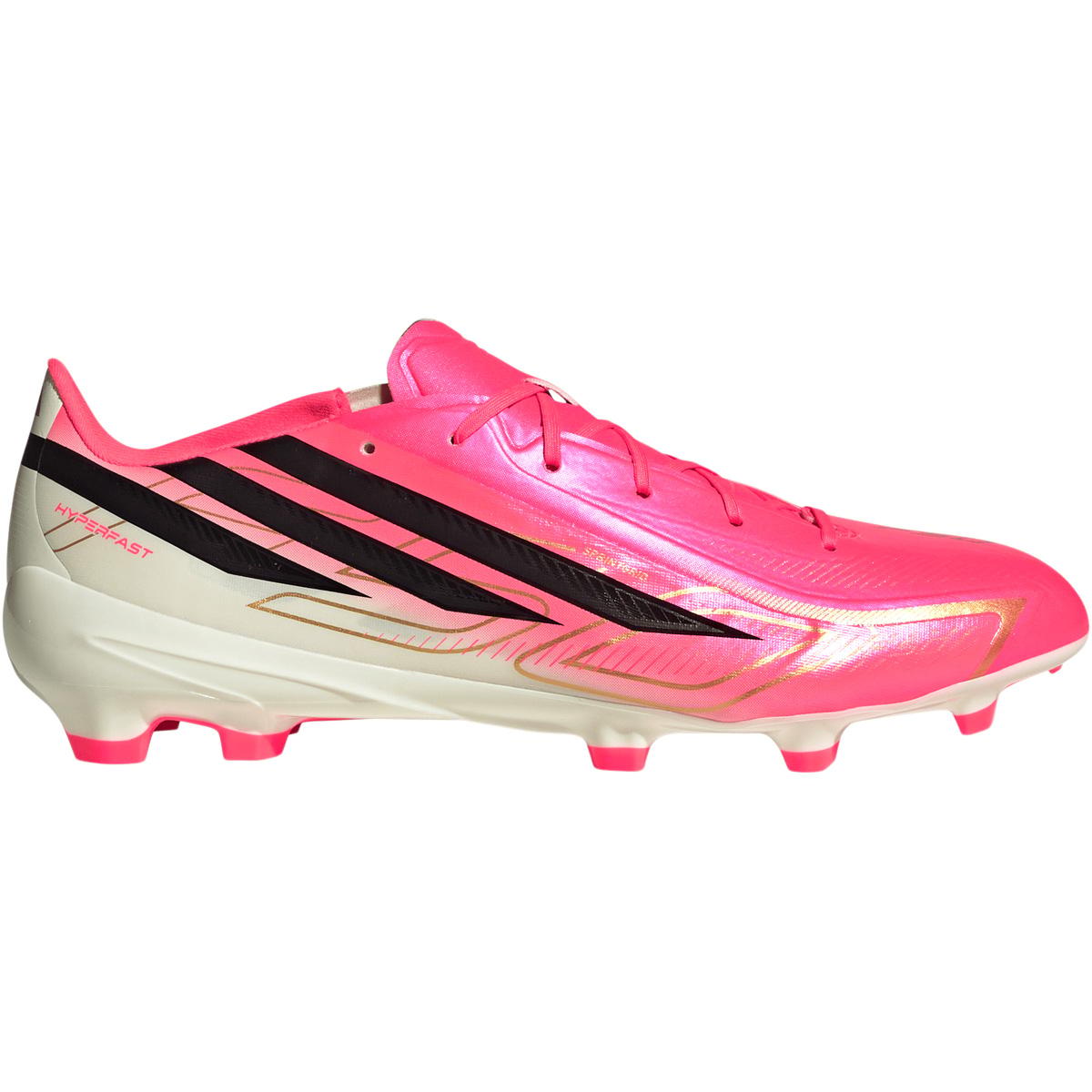 adidas F50 Hyperfast League FG Fodboldstøvler SOLTUR/CBLACK/GOLDMT