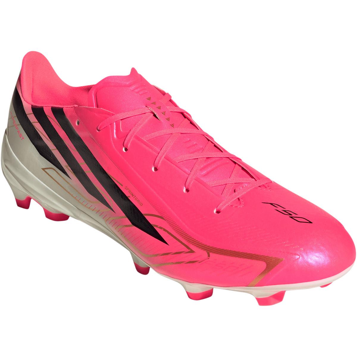 adidas F50 Hyperfast League FG Fodboldstøvler SOLTUR/CBLACK/GOLDMT