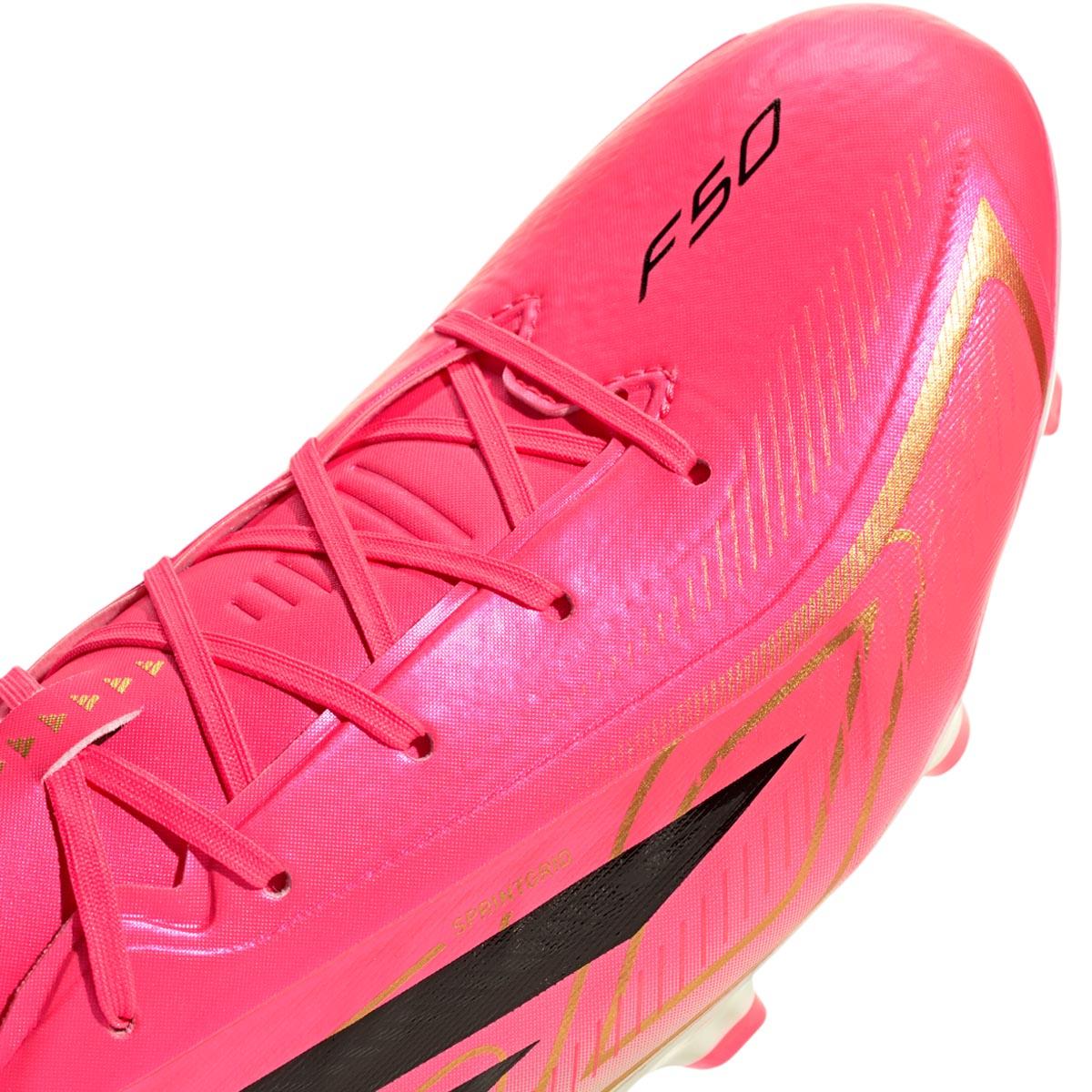adidas F50 Hyperfast League FG Fodboldstøvler SOLTUR/CBLACK/GOLDMT