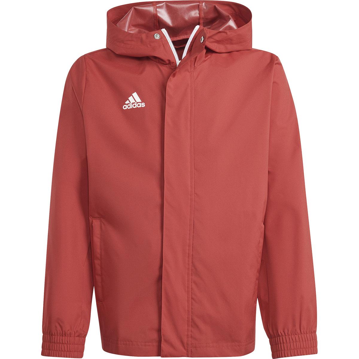 adidas Entrada 22 Allværs Jakke Barn TEPORE/CBLACK/FTWWHT